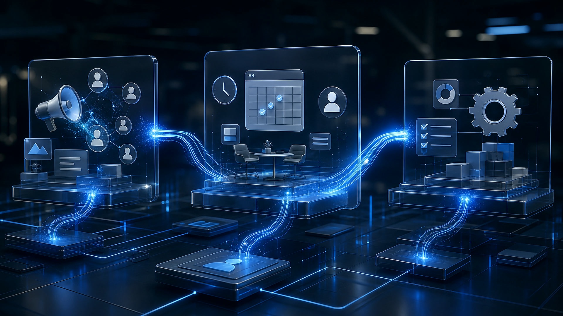 Scaleyes connected service modules